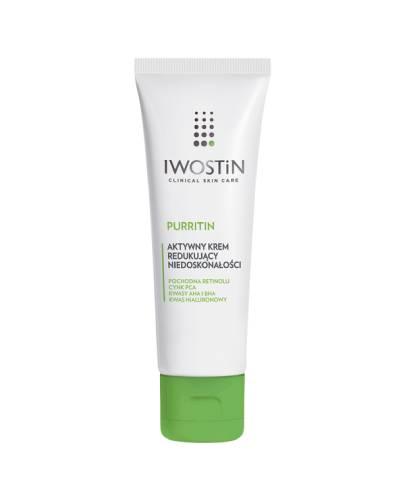 Iwostin Purritin Aktywny krem na dzień eliminujący niedoskonałości, 40 ml